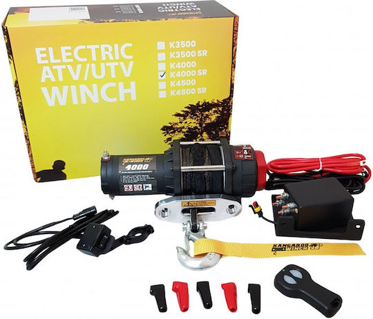Elektrisch 4x4 Fahrzeugwinde 12V mit Zugkraft 1814kg