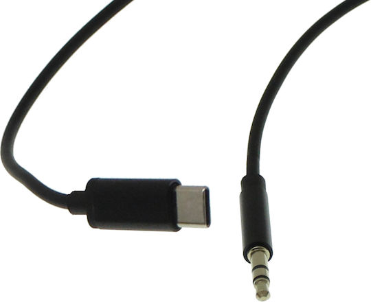 Καλώδιο Ήχου 3.5mm male - 3.5mm male Μαύρο 1m YHL-CV6