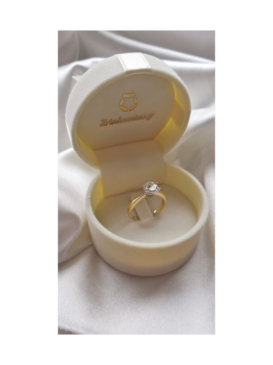 Single Stone from Gold 14K