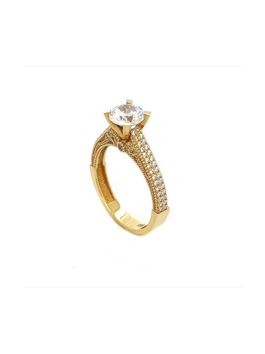 Single Stone from Gold 14K