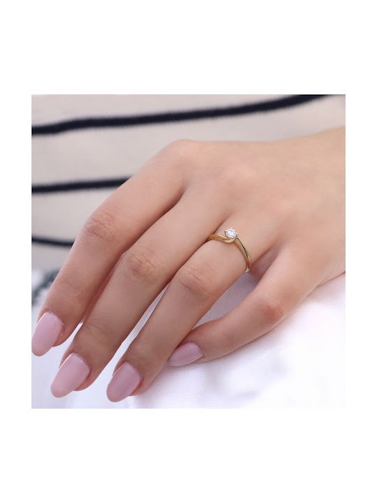 Single Stone from Gold 14K