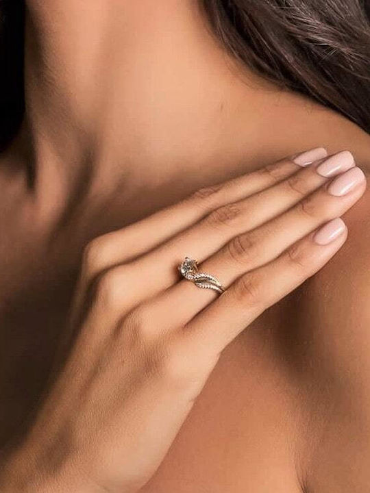 Eforo Единичен камък от Злато 14K