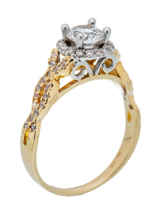 Single Stone from Gold 14K