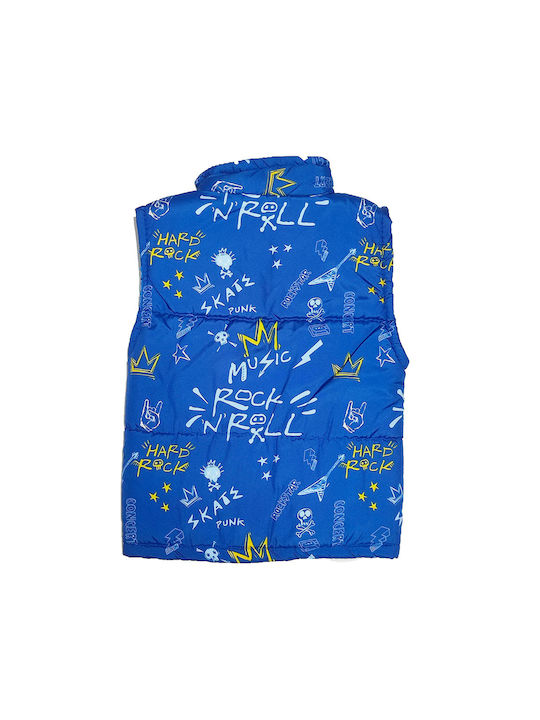 Else Boys Casual Jacket Blue Sleeveless