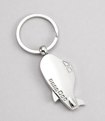 Christening Favor with Keychain made of Metal 5x5cm