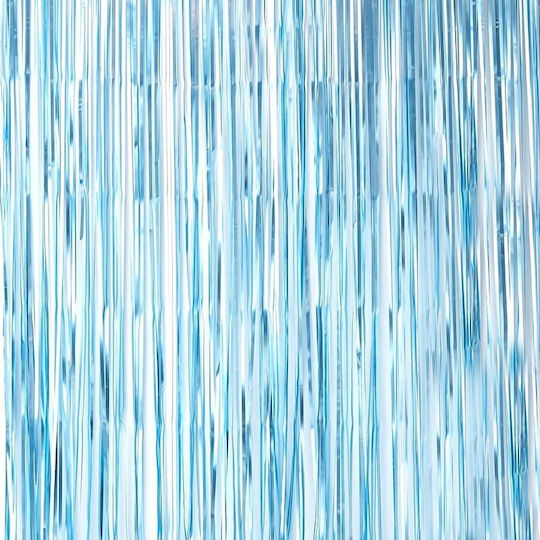 Ginger Ray Party Decorations Curtain in Light Blue Color