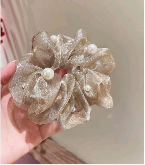 Elecool Scrunchie Μπεζ