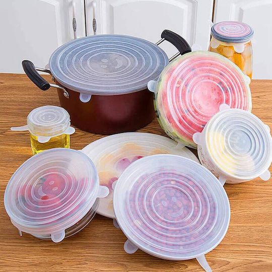 Lid for Storage Container made of Silicone 7cm 103061 6pcs