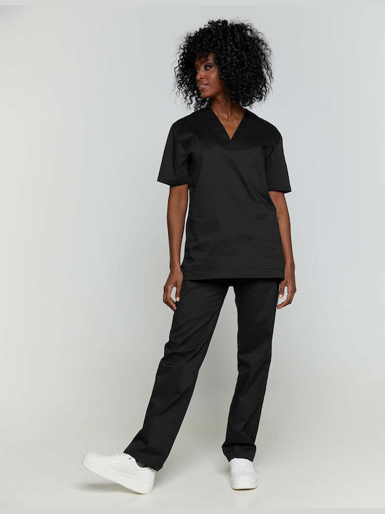 Velilla Kong-535206s T-Shirt Εργασίας Μαύρο