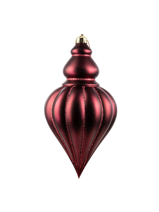 Arpimex Srl Weihnachtsbaum-Anhänger Kugel Ornament Burgundisch