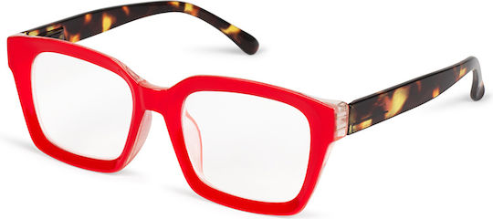 Perspectiv Perspectiv #s Red-habana Ανδρικά Γυαλιά Πρεσβυωπίας +3.00 σε Κόκκινο χρώμα #S-RED-HABANA+3.00