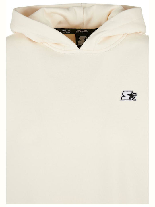 Essential Lang Damen Sweatshirt Kapuzen Weiß