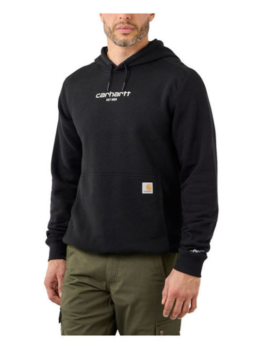 Carhartt Ανδρικό Φούτερ με Κουκούλα Μαύρο