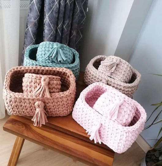 Bubbles Lover Dekorativer Korb Korbweide Beige