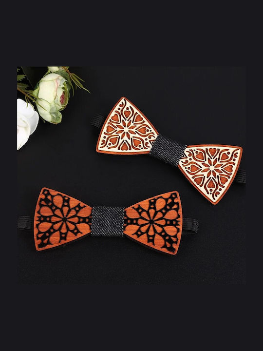 Wooden Bow Tie Red Wooden Bow Tie Red