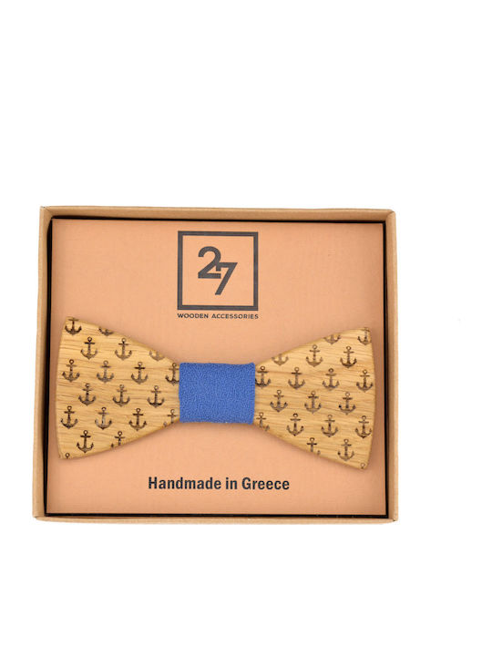 27 Wooden Accessories Χειροποιήτο Ξύλινo Παπιγιόν Anchor Μπλε 27 Wooden Accessories Χειροποιήτο Ξύλινo Παπιγιόν Anchor Μπλε
