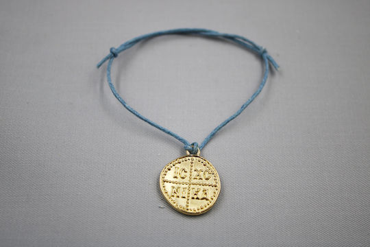 Christening Charm Bracelet Light Blue 50pcs
