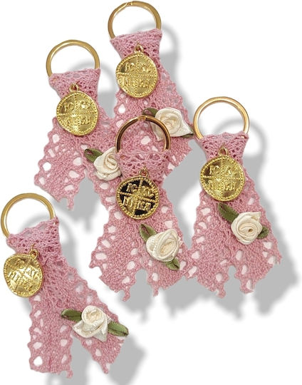 The Art of Beading Μαρτυρικό Βάπτισης Μπρελόκ Rosa 50Stück