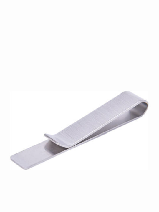 PS Silver Clip Γραβάτας από Ατσάλι Ασημί