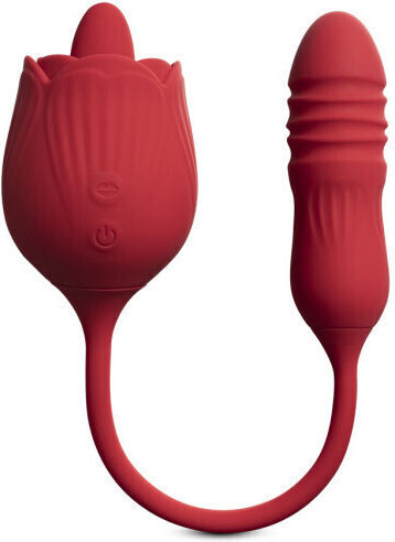 CyprusLoveShop Silicone Mini Δονητής Bullet 38cm Ροζ