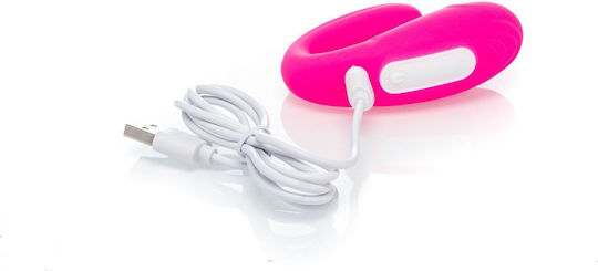 Zenn Double Fun Mini Δονητής για Ζευγάρια 8cm Ροζ