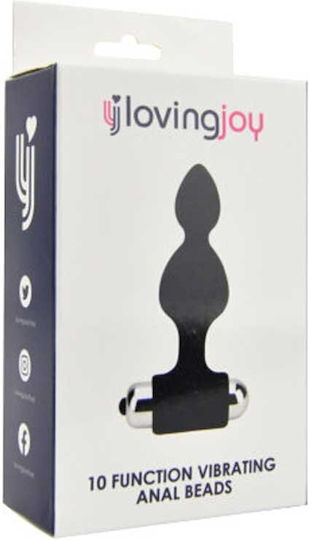 Loving Joy Πρωκτικός Δονητής Μαύρος