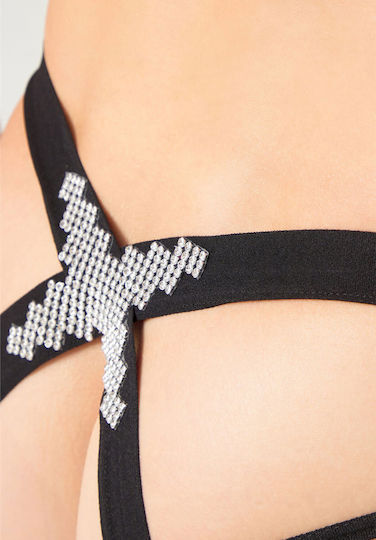CottonHill Γυναικείο Sexy Slip Μαύρο