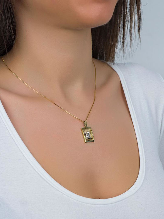 Kids Pendant Zodiac Sign in 14K Gold