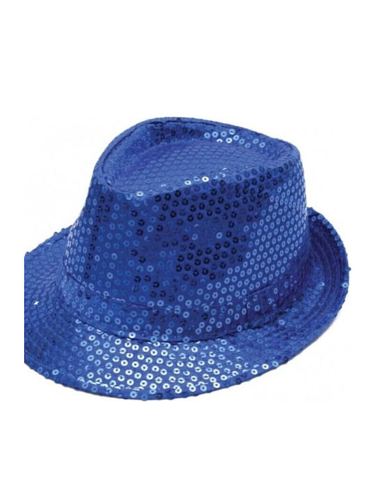 V-store Frauen Rattangeflecht Hut Blau