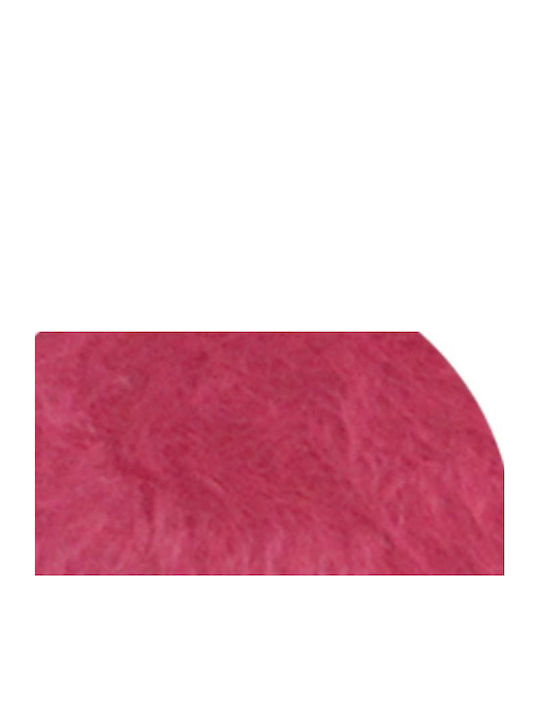 Furry Women's Beret Hat Pink