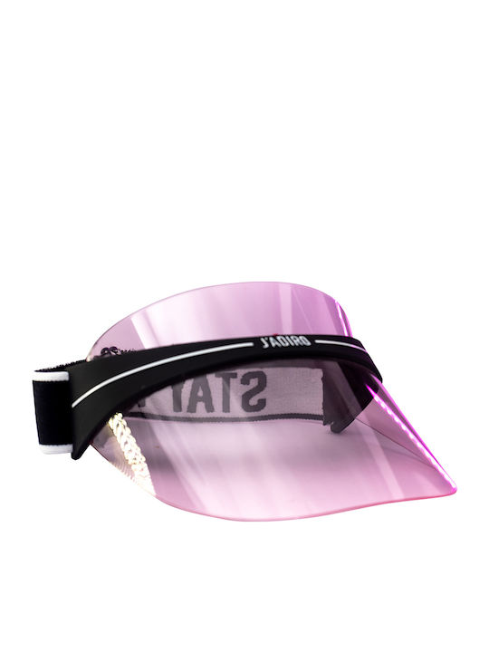 Brims and Trims Frauen Kunststoff Hut Visier Rosa