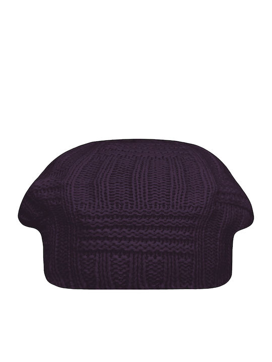 Brims and Trims Wool Women's Beret Hat Purple