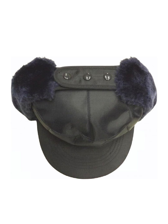 Afoi Giannakopouloi Fabric Men's Hat Black
