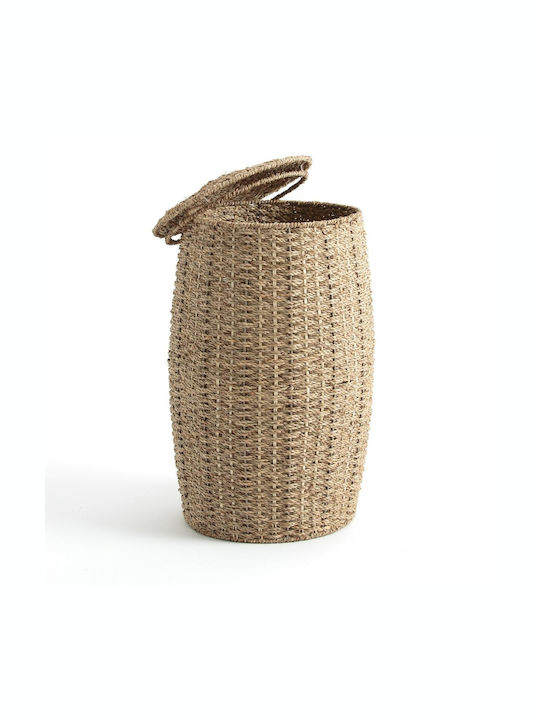 La Redoute Interieurs Korbweide Wäschekorb mit Deckel 33x38x65cm Beig