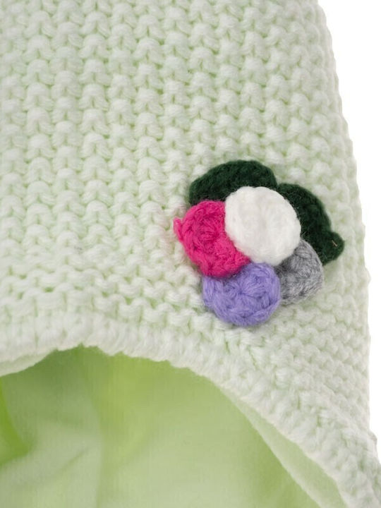 Kids Beanie Knitted Coral