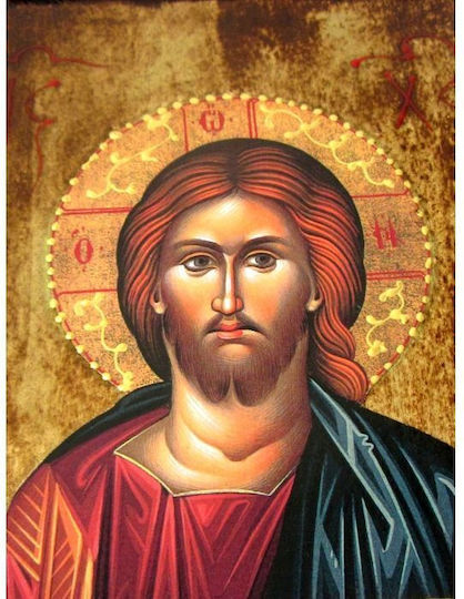 IconsGR Εικόνα Jesus Christus Hölzernes 24x30cm