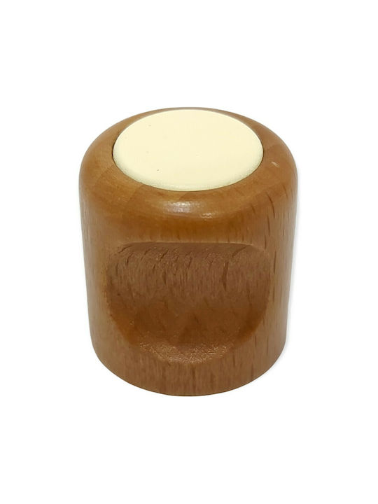 ACM Kids Knob Furniture made of Wooden & Metallic & Zamak in Beige Color 04034-0000-LEF12 1pcs