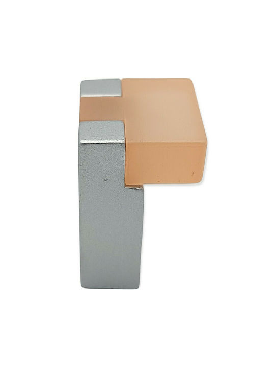 Kids Knob Furniture made of Plastic & Zamak & Metallic in Orange Color 4061-000-10C1 1pcs