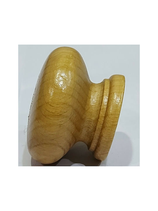 ACM Knob Furniture made of Wooden in Brown Color 9419-000-KSIL 1pcs
