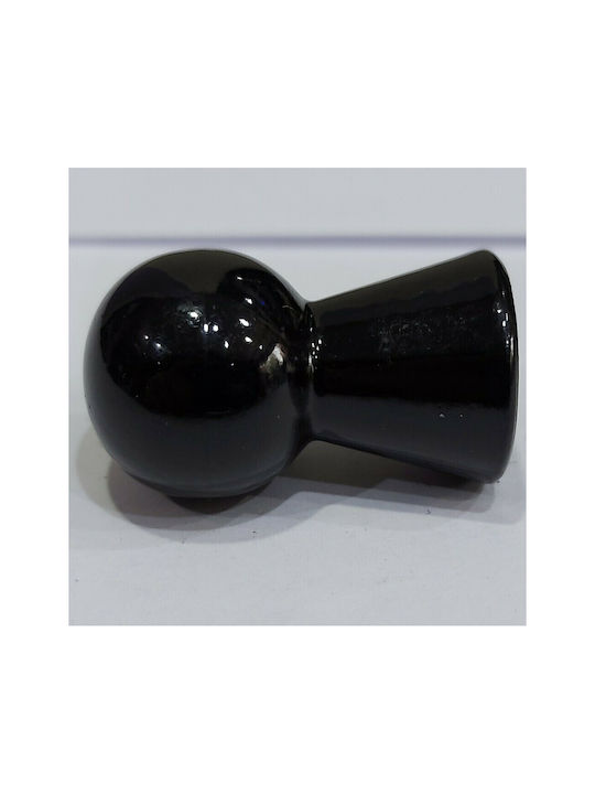 Knob Furniture made of Acrylic Resin in Black Color 0314-NEL1 1pcs