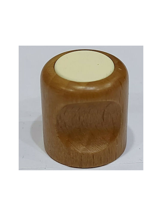 ACM Kids Knob Furniture made of Wooden & Metallic & Zamak in Beige Color 04034-0000-LEF12 1pcs