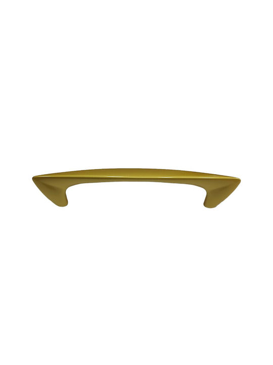 Obispa Handle Furniture made of Metallic & Zamak in Gold Color 160mm (Center Distance 128mm) 0146-128-20A1 1pcs