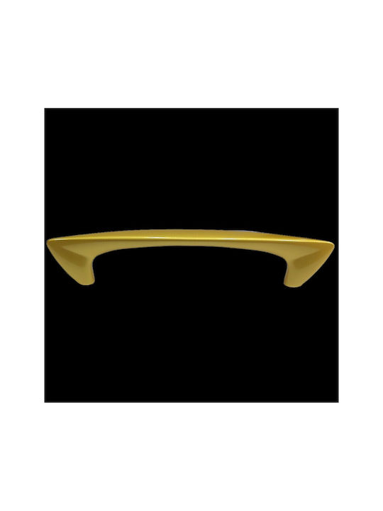 Obispa Handle Furniture made of Metallic & Zamak in Gold Color 160mm (Center Distance 128mm) 0146-128-20A1 1pcs