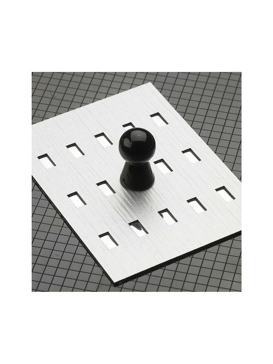 Knob Furniture made of Acrylic Resin in Black Color 0314-NEL1 1pcs