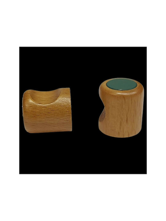 ACM Kids Knob Furniture made of Wooden & Metallic & Zamak in Green Color 4034-PRA1 1pcs