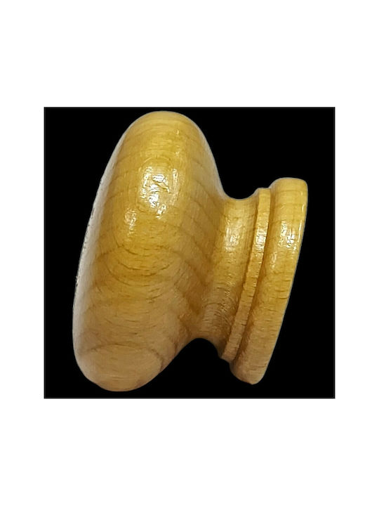 ACM Knob Furniture made of Wooden in Brown Color 9419-000-KSIL 1pcs