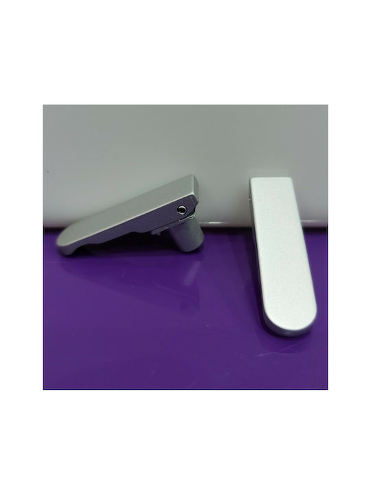 Pamar Buton Mobilier din Zamak & Metal în Culoare Argintiu 0181-000-10C1 1buc