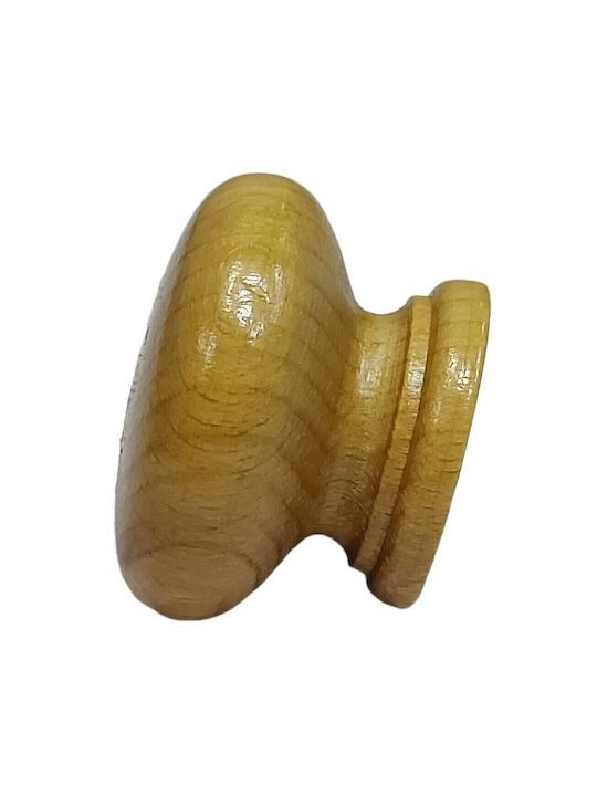 ACM Knob Furniture made of Wooden in Brown Color 9419-000-KSIL 1pcs