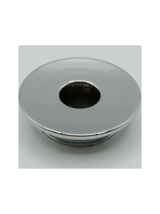 Furnipart Buton Mobilier Mânere de mobilier din Metal & Zamak în Culoare Argintiu 7224-INO1 1buc