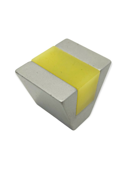 Pamar Copii Buton Mobilier din Plastic & Zamak & Metal în Culoare Galben 0373-000-KIT1 1buc